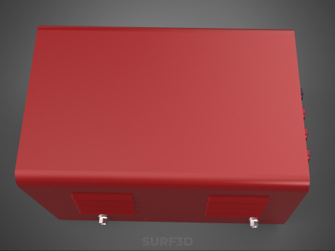 विद्युत विद्युत आपूर्ति नियंत्रण पैनल सॉकेट नियामक आउटलेट वीए 3D मॉडल