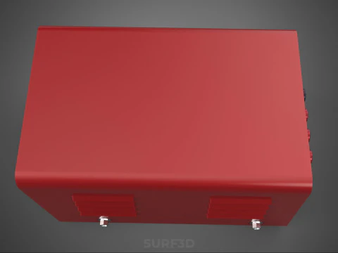 ELECTRICAL POWER SUPPLY CONTROL PANEL SOCKET REGULATOR OUTLET VA 3D Model