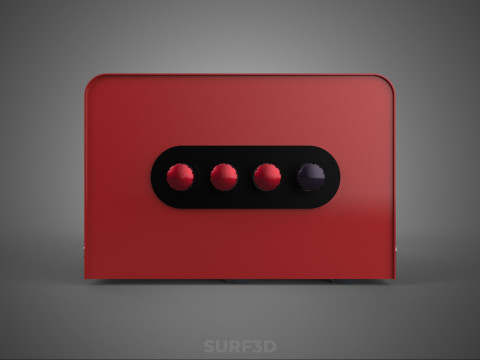 विद्युत विद्युत आपूर्ति नियंत्रण पैनल सॉकेट नियामक आउटलेट वीए 3D मॉडल