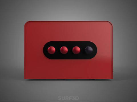 ELECTRICAL POWER SUPPLY CONTROL PANEL SOCKET REGULATOR OUTLET VA 3D Model