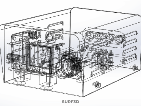 विद्युत विद्युत आपूर्ति नियंत्रण पैनल सॉकेट नियामक आउटलेट वीए 3D मॉडल