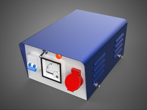 PANEL KONTROL TRANSFORMATOR KOTAK REGULATOR TEGANGAN AC DC POWER PSU Model 3D