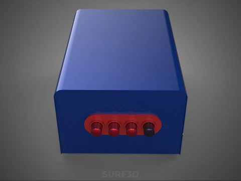 TRANSFORMER CONTROL PANEL VOLTAGE REGULATOR BOX AC DC POWER PSU 3D Model