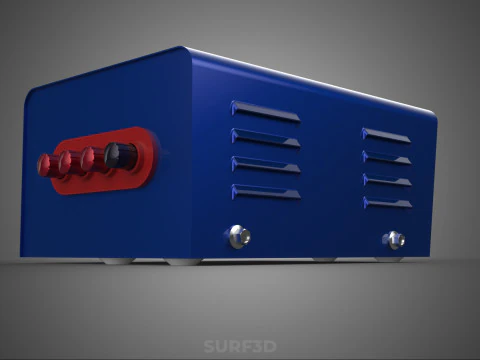 TRANSFORMER CONTROL PANEL VOLTAGE REGULATOR BOX AC DC POWER PSU 3D Model