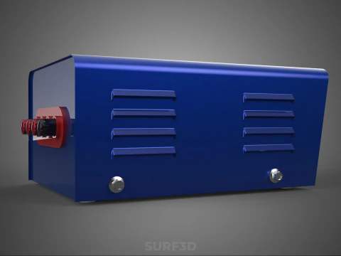 TRANSFORMER CONTROL PANEL VOLTAGE REGULATOR BOX AC DC POWER PSU 3D Model