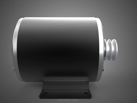 HIGH POWER BLDC ENGINE BRUSHLESS MOTOR ELECTRIC VEHICLE EV CAR 3D Model