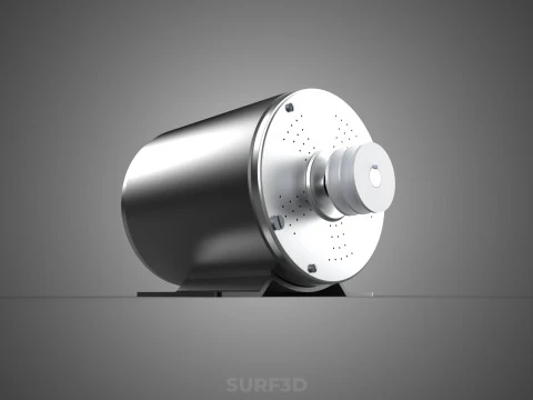 HIGH POWER BLDC ENGINE BRUSHLESS MOTOR ELECTRIC VEHICLE EV CAR 3D Model