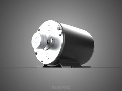 HIGH POWER BLDC ENGINE BRUSHLESS MOTOR ELECTRIC VEHICLE EV CAR 3D Model