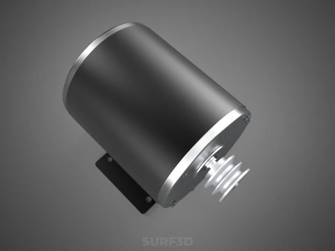 HIGH POWER BLDC ENGINE BRUSHLESS MOTOR ELECTRIC VEHICLE EV CAR 3D Model