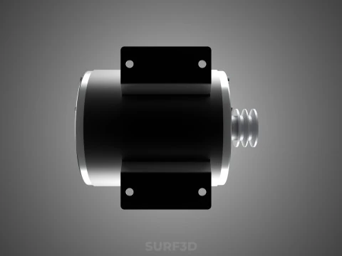 HIGH POWER BLDC ENGINE BRUSHLESS MOTOR ELECTRIC VEHICLE EV CAR 3D Model