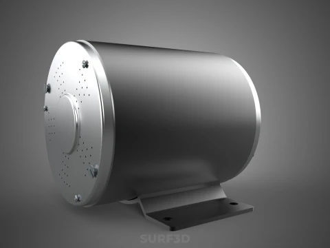 HIGH POWER BLDC ENGINE BRUSHLESS MOTOR ELECTRIC VEHICLE EV CAR 3D Model