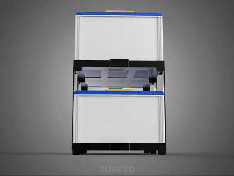STACK TRAY RACK BRACKET HOLDER MOUNT ACCU BATTERY ACCUMULATOR DC 3D Model