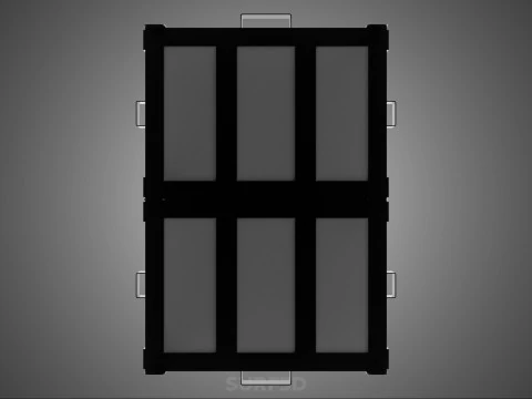 STACK TRAY RACK BRACKET HOLDER MOUNT ACCU BATTERY ACCUMULATOR DC 3D Model
