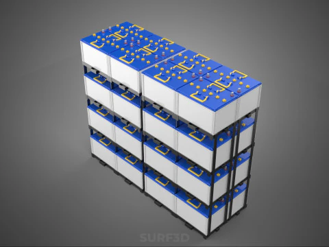 UPS GRANDE BANCO DE ENERG&Iacute;A BATER&Iacute;AS DE SUMINISTRO ACCU ENERG&Iacute;A DE RESPALDO DE BATER&Iacute;A Modelo 3D