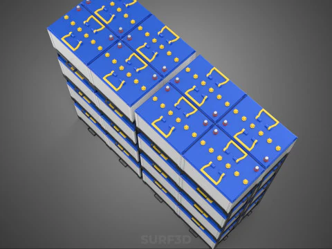 UPS GRANDE BANCO DE ENERG&Iacute;A BATER&Iacute;AS DE SUMINISTRO ACCU ENERG&Iacute;A DE RESPALDO DE BATER&Iacute;A Modelo 3D
