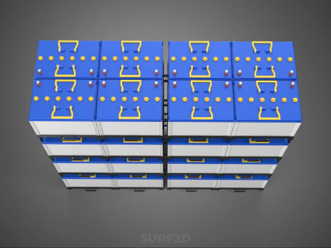 UPS GRANDE BANCO DE ENERG&Iacute;A BATER&Iacute;AS DE SUMINISTRO ACCU ENERG&Iacute;A DE RESPALDO DE BATER&Iacute;A Modelo 3D