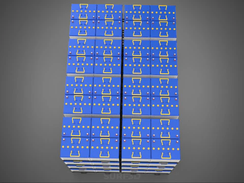 BATTERY STORAGE POWER PLANT SOURCE BANK SUPPLY ACCU ACCUMULATOR 3D Model