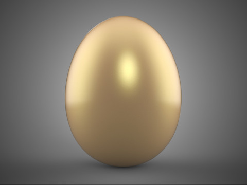 OVO PADR&Atilde;O NORMAL OV&Oacute;IDE FORMA OVAL MARROM VERMELHO LARANJA FRANGO Modelo 3D