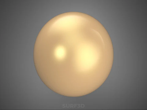 STANDARD EGG NORMAL OVOID OVAL SHAPE BROWN RED ORANGE CHICKEN 3D Model