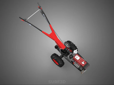 HAND WALKING TRACTOR DIESEL ENGINE ELECTRIC POWER STARTER MOTOR 3D Model