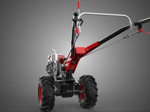 HAND WALKING TRACTOR DIESEL ENGINE ELECTRIC POWER STARTER MOTOR 3D Model