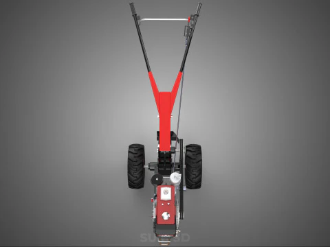 HAND WALKING TRACTOR DIESEL ENGINE ELECTRIC POWER STARTER MOTOR 3D Model