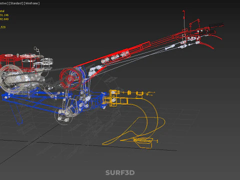 MOLDBOARD PLOW HAND WALKING TRACTOR MOUNTED FURROW PLOUGH SHARE 3D Model