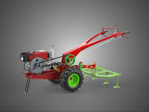 TEETH TINE TOOTH PLOW PLOUGH RAKE HARROW CULTIVATOR HAND TRACTOR 3D Model