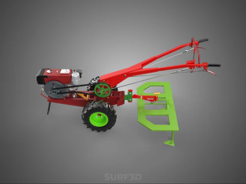 TEETH TINE TOOTH PLOW PLOUGH RAKE HARROW CULTIVATOR HAND TRACTOR 3D Model