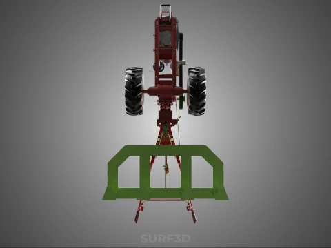 TEETH TINE TOOTH PLOW PLOUGH RAKE HARROW CULTIVATOR HAND TRACTOR 3D Model