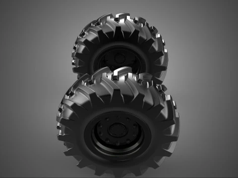 ARMORED PANZER ARMY MILITARY TIRE TYRE WHEEL RUBBER RIM VEHICLE 3D Model