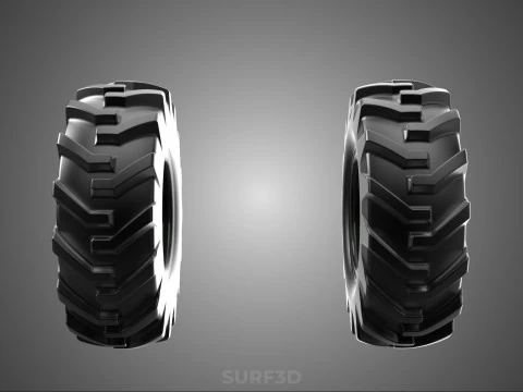ARMORED PANZER ARMY MILITARY TIRE TYRE WHEEL RUBBER RIM VEHICLE 3D Model