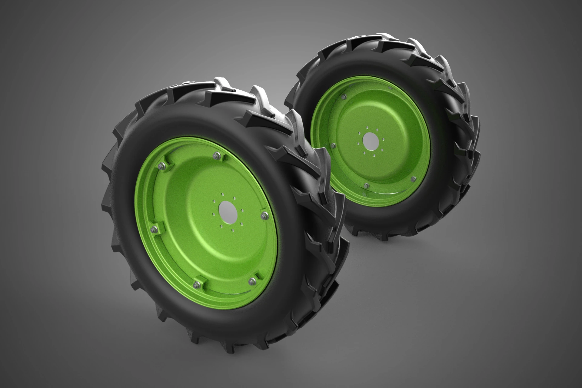 LARGE TRACTOR TIRE TREAD TYRE LUG WHEEL RUBBER RIM GRIP VEHICLE 3D Model .c4d .max .obj .3ds .fbx .stl .blend 