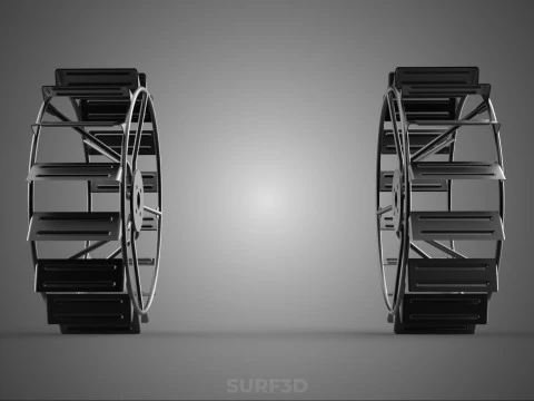 KAFES TEKERLEKLİ TRAKT&Ouml;R METAL LASTİK LASTİK JANT LUG &Ccedil;ELTİK TARLA &Ccedil;İFTLİĞİ 3D Model