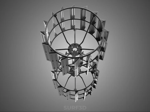 2 DOUBLE TREAD LONG WIDE TRACK CAGE WHEEL TRACTOR TYRE TIRE RIM 3D Model
