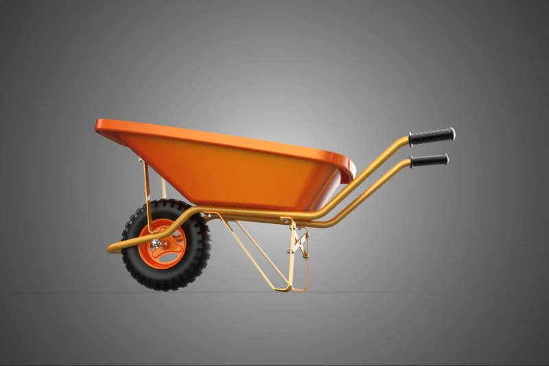 CARROZZA STANDARD CARRELLO CARROZZA LAVORATORE MANODOPERA COSTRUTTORE RAGGIO Modello 3D .c4d .max .obj .3ds .fbx .stl .blend 