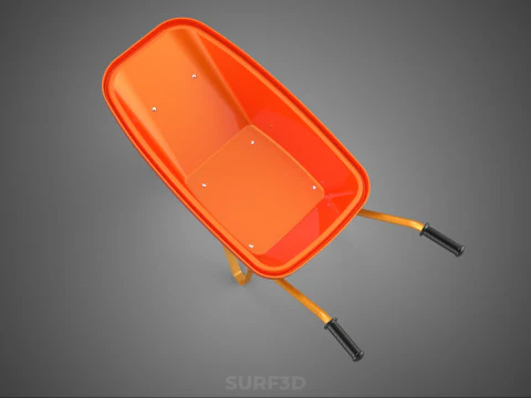 CARROZZA STANDARD CARRELLO CARROZZA LAVORATORE MANODOPERA COSTRUTTORE RAGGIO Modello 3D