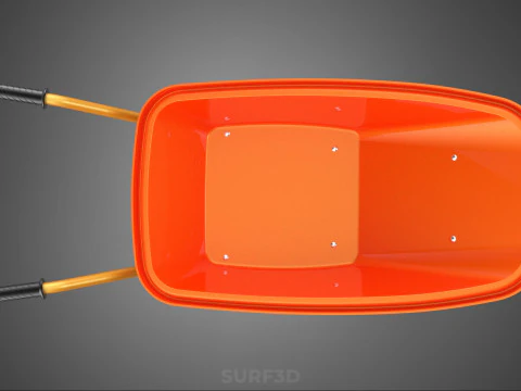 CARROZZA STANDARD CARRELLO CARROZZA LAVORATORE MANODOPERA COSTRUTTORE RAGGIO Modello 3D