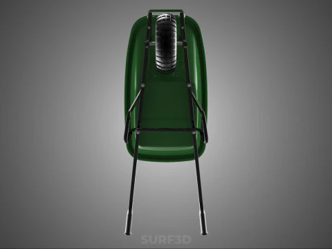 CARRELLA SINGOLA CARRIOLA PESANTE CARRELLO CARRELLO CARRO VASSOIO KG Modello 3D