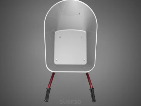 MANUAL HAND PUSH WHEELBARROW CART GARDEN DUMP MATERIAL HANDLING 3D Model