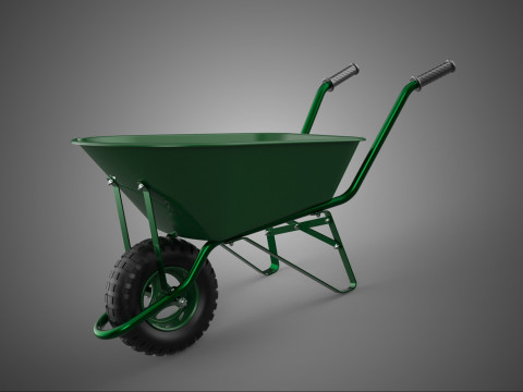 軍用輸送機 グリーン ホーラー キャリア 手押し車 カート トロリー 3Dモデル