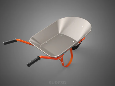 STANDARD WHEELBARROWS WHEELBARROW WHEEL BARROW CART TROLLEY LIFT 3D Model