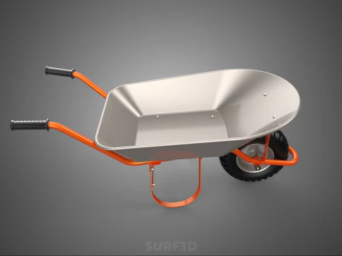 STANDARD WHEELBARROWS WHEELBARROW WHEEL BARROW CART TROLLEY LIFT 3D Model