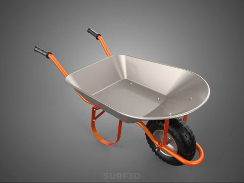 STANDARD WHEELBARROWS WHEELBARROW WHEEL BARROW CART TROLLEY LIFT 3D Model