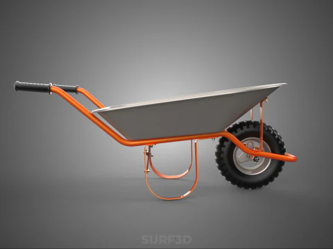 STANDARD WHEELBARROWS WHEELBARROW WHEEL BARROW CART TROLLEY LIFT 3D Model