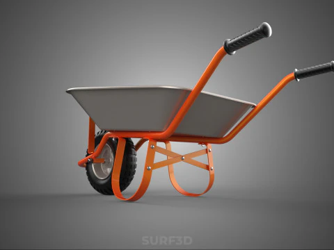 STANDARD WHEELBARROWS WHEELBARROW WHEEL BARROW CART TROLLEY LIFT 3D Model