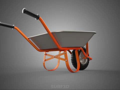 STANDARD WHEELBARROWS WHEELBARROW WHEEL BARROW CART TROLLEY LIFT 3D Model