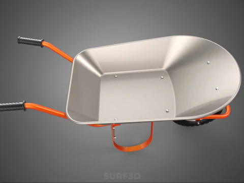 STANDARD WHEELBARROWS WHEELBARROW WHEEL BARROW CART TROLLEY LIFT 3D Model
