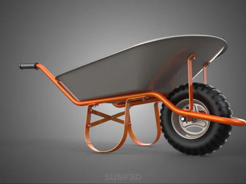 STANDARD WHEELBARROWS WHEELBARROW WHEEL BARROW CART TROLLEY LIFT 3D Model