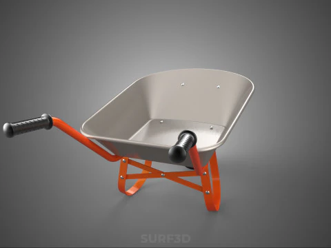 STANDARD WHEELBARROWS WHEELBARROW WHEEL BARROW CART TROLLEY LIFT 3D Model